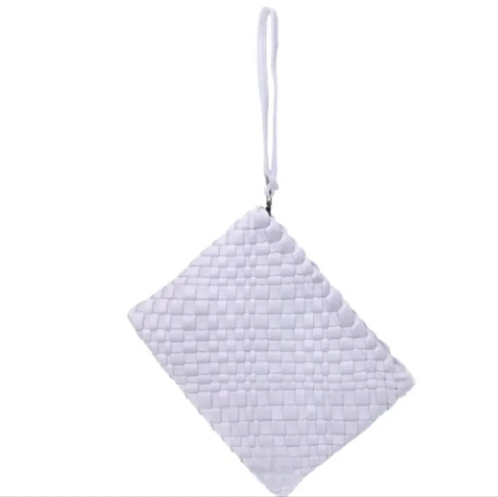 Lavender Woven Clutch